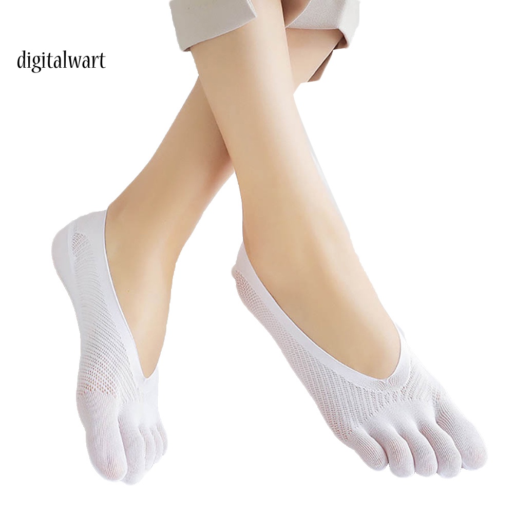 Kỹ Thuật Số| Tất Cổ Thấp 5 Ngón Chống Trượt Thoáng Khí Cho Nữ