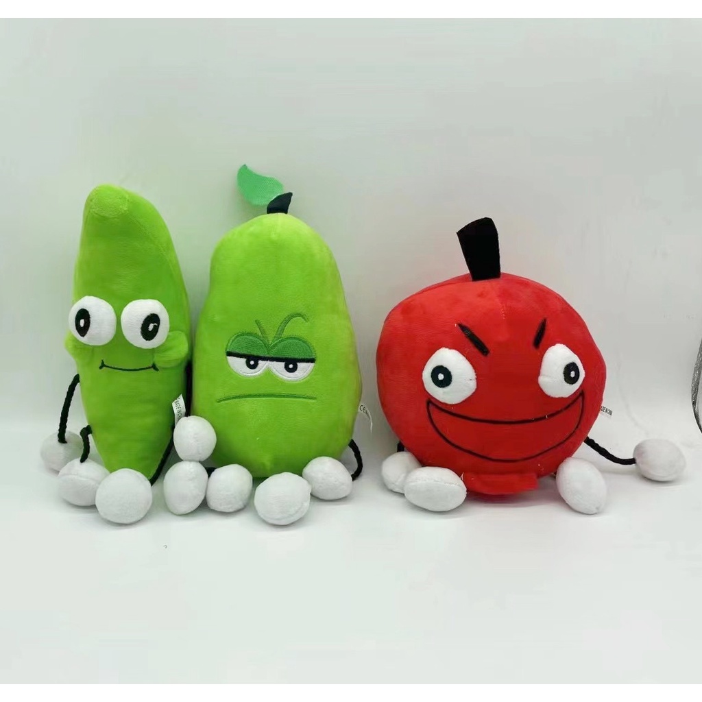 Hàng tồn khoShovelware Brain Game Đồ Chơi Búp Bê Nhồi Bông Hình Quả Táo / Chuối Hoạt Hình Dành Cho Trẻ Em