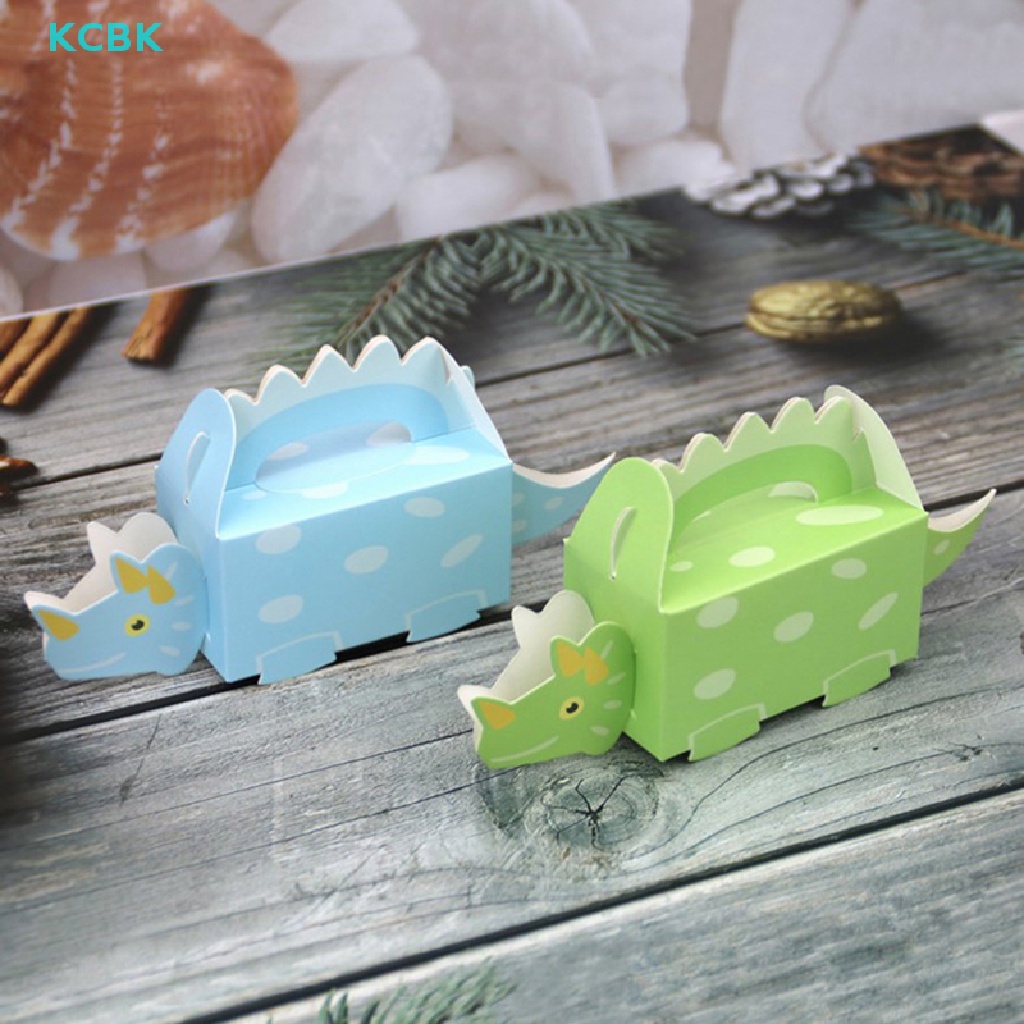 Set 10 Hộp Giấy Đựng Bánh Kẹo Hình Khủng Long Ngộ Nghĩnh