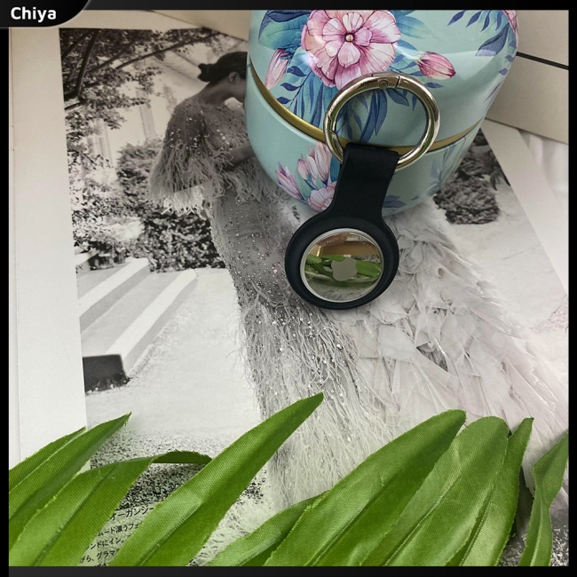 Vỏ Bảo Vệ Hộp Đựng Tai Nghe Air Tag Bằng Silicon Chống Trầy Chống Mất Thiết Kế Đơn Giản