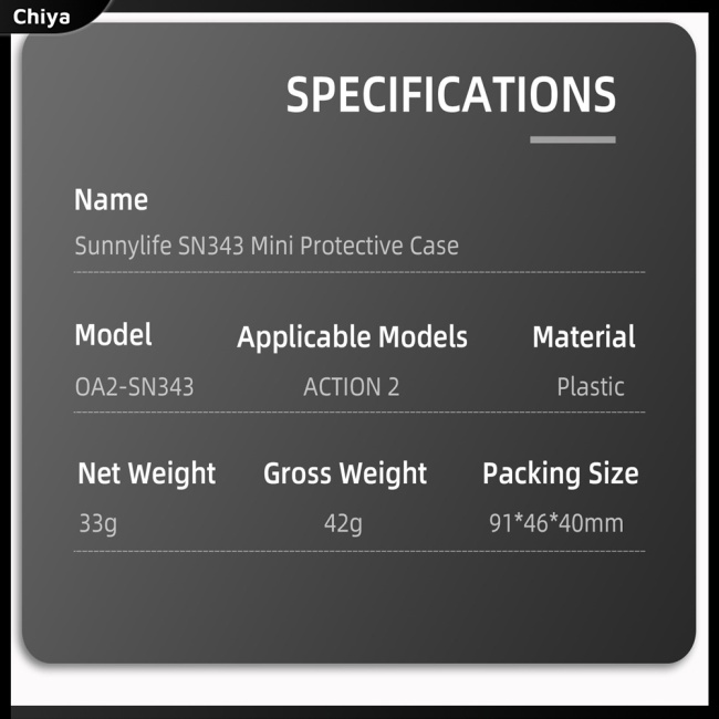 Hộp Đựng Bảo Vệ Chống Bụi Chống Rơi Cho Sunnylife Action 2