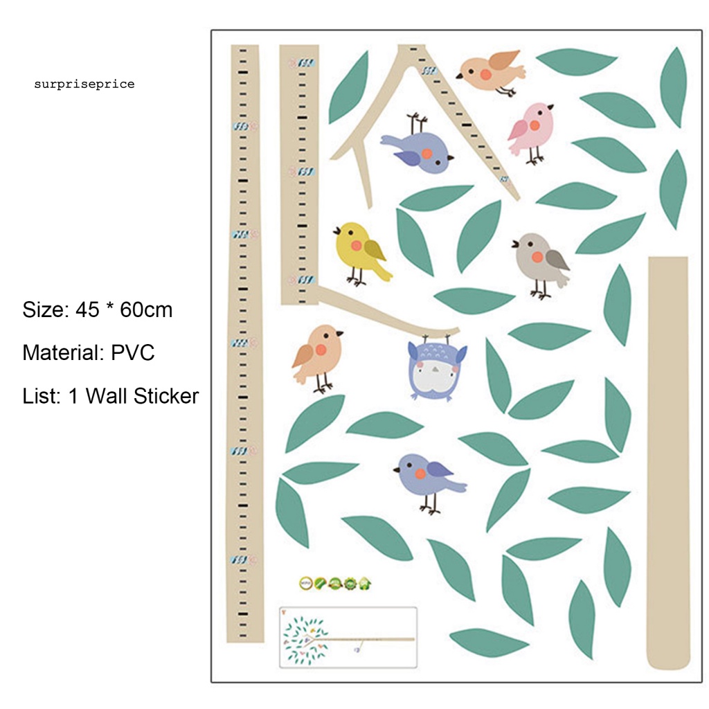 1 Thước Dán Tường Bằng PVC Tự Dính Nhiều Màu Đo Chiều Cao Tiện Dụng Trang Trí Nhà Cửa