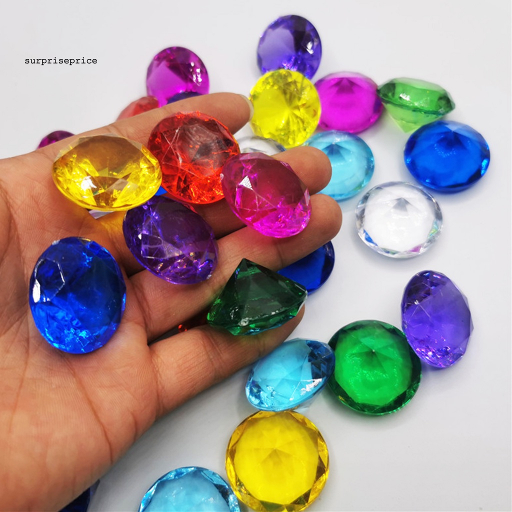 Túi 500g Hạt Kim Cương Giả Bằng Acrylic Dùng Làm Trang Sức