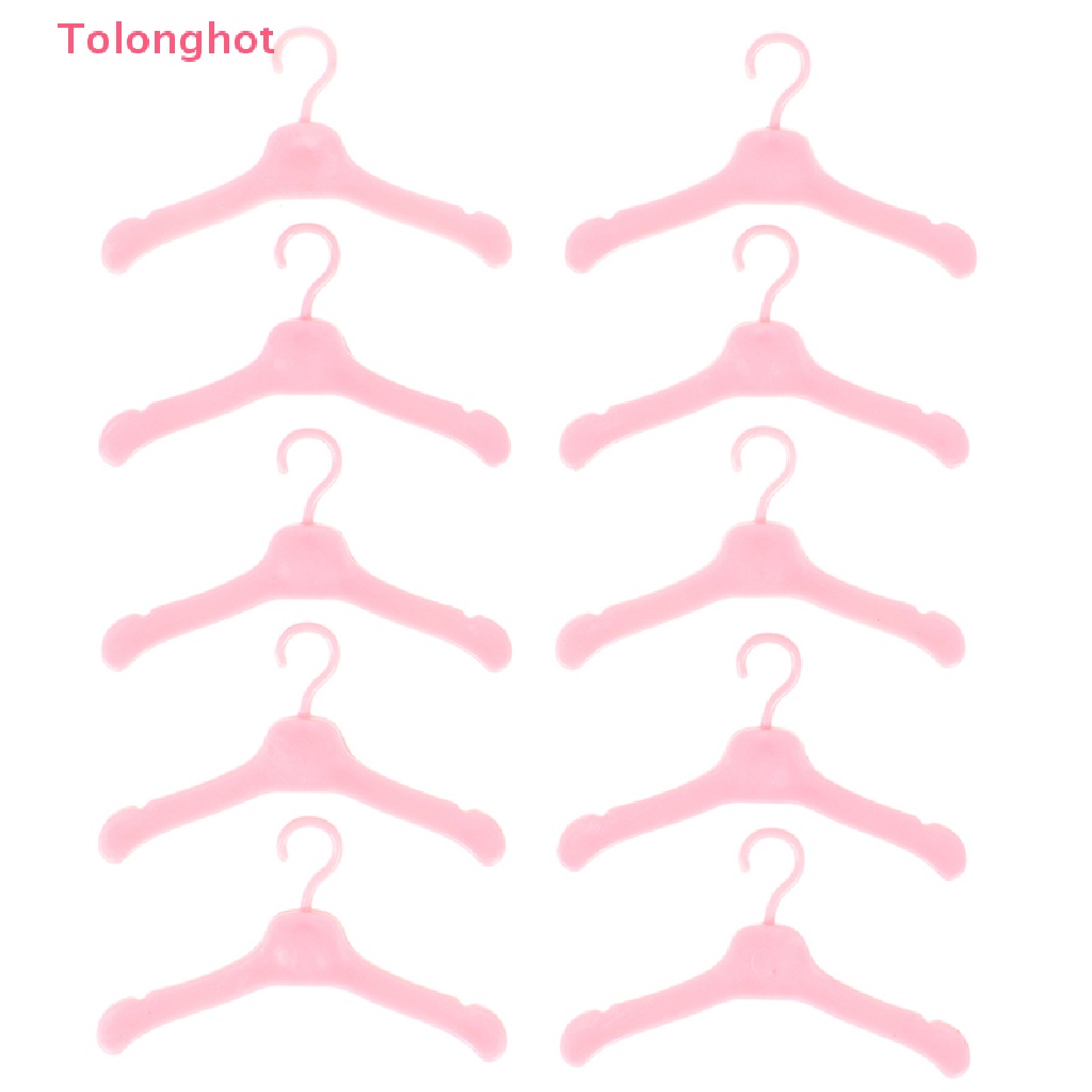 Set 10 Móc Treo Quần Áo Mini Bằng Nhựa Dễ Thương