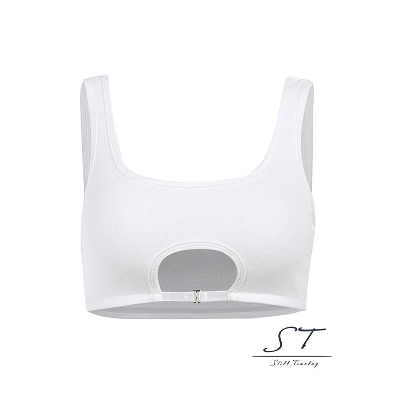 Áo Hai Dây Cổ Chữ U Màu Trơn Thời Trang Mùa Hè CY03 Cho Nữ