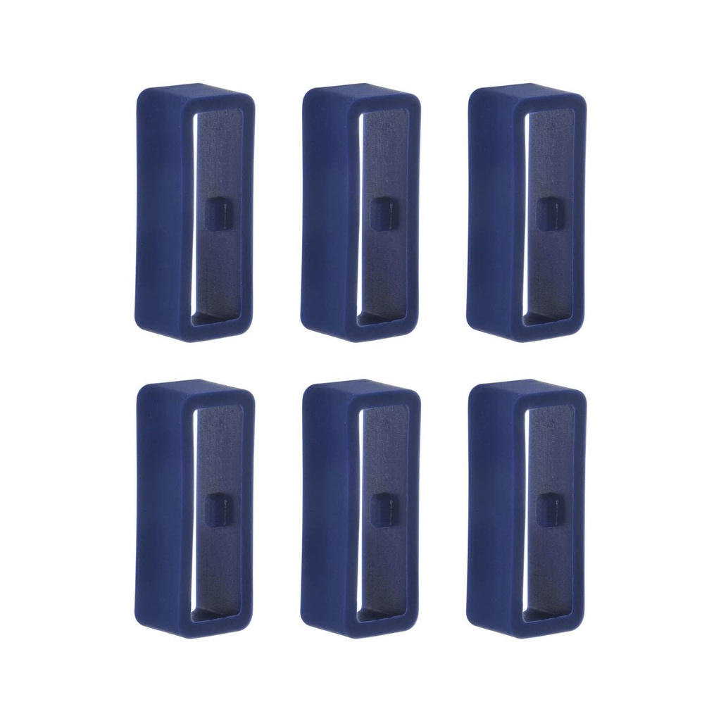 Set 6 Vòng Cao Su Cài Khóa Dây Đồng Hồ 20mm