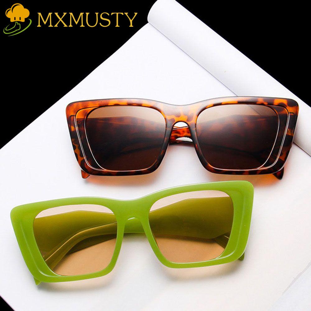 Kính Mát Gọng Vuông Màu Sắc Ngọt Ngào Phong Cách Cổ Điển Thời Trang Cho Nữ