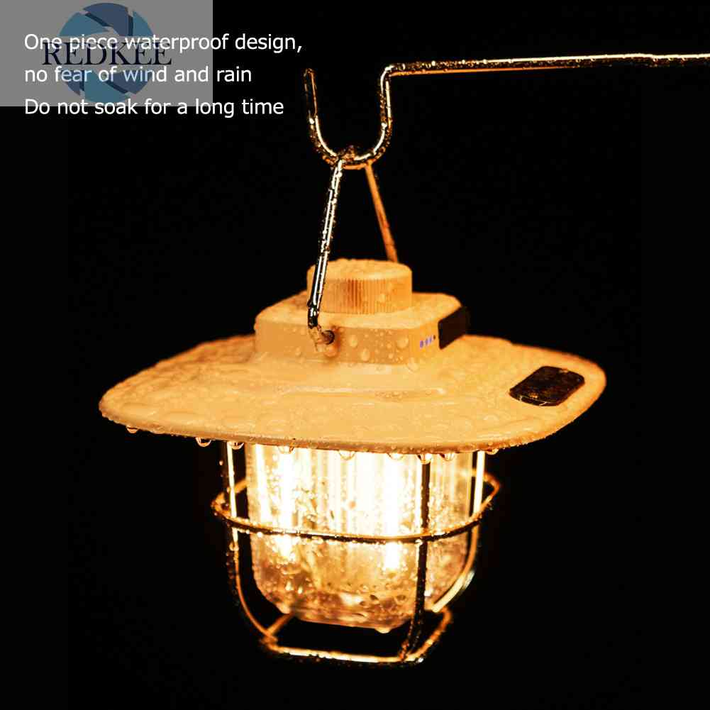 Đèn LED Cắm Trại Có Thể Sạc Lại Tiện Dụng