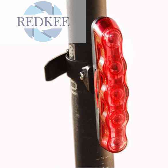 Đèn Led 5 Bóng Gắn Sau Xe Đạp Chống Nước Chống Sốc LPE7