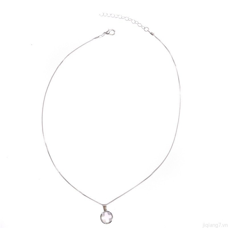 1 Vòng cổ Mặt Tròn Đơn Giản Thời Trang Dành Cho Nữ