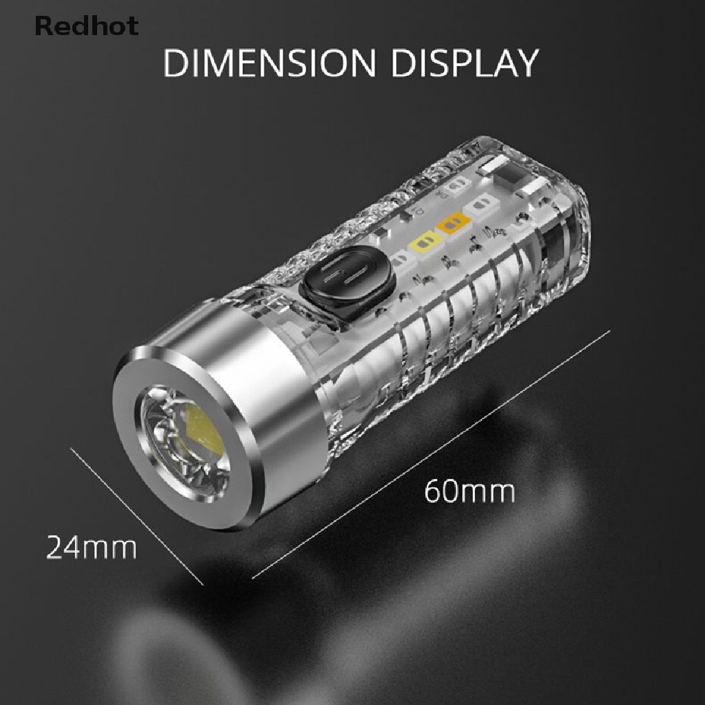 Móc Khóa Đèn Pin Khẩn Cấp 7 Chế Độ