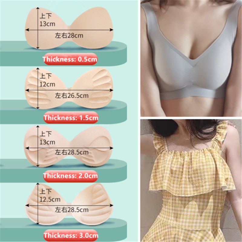 Đệm Mút Nâng Ngực Siêu Mỏng Thay Thế Chuyên Dụng Cho Áo Ngực Thể Thao