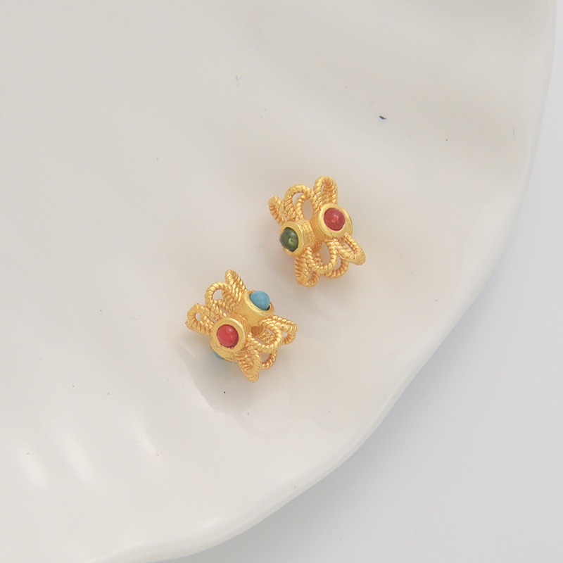 Chuỗi Hạt Màu Sắc Mạnh Mẽ Dùng Làm Trang Sức Thủ Công