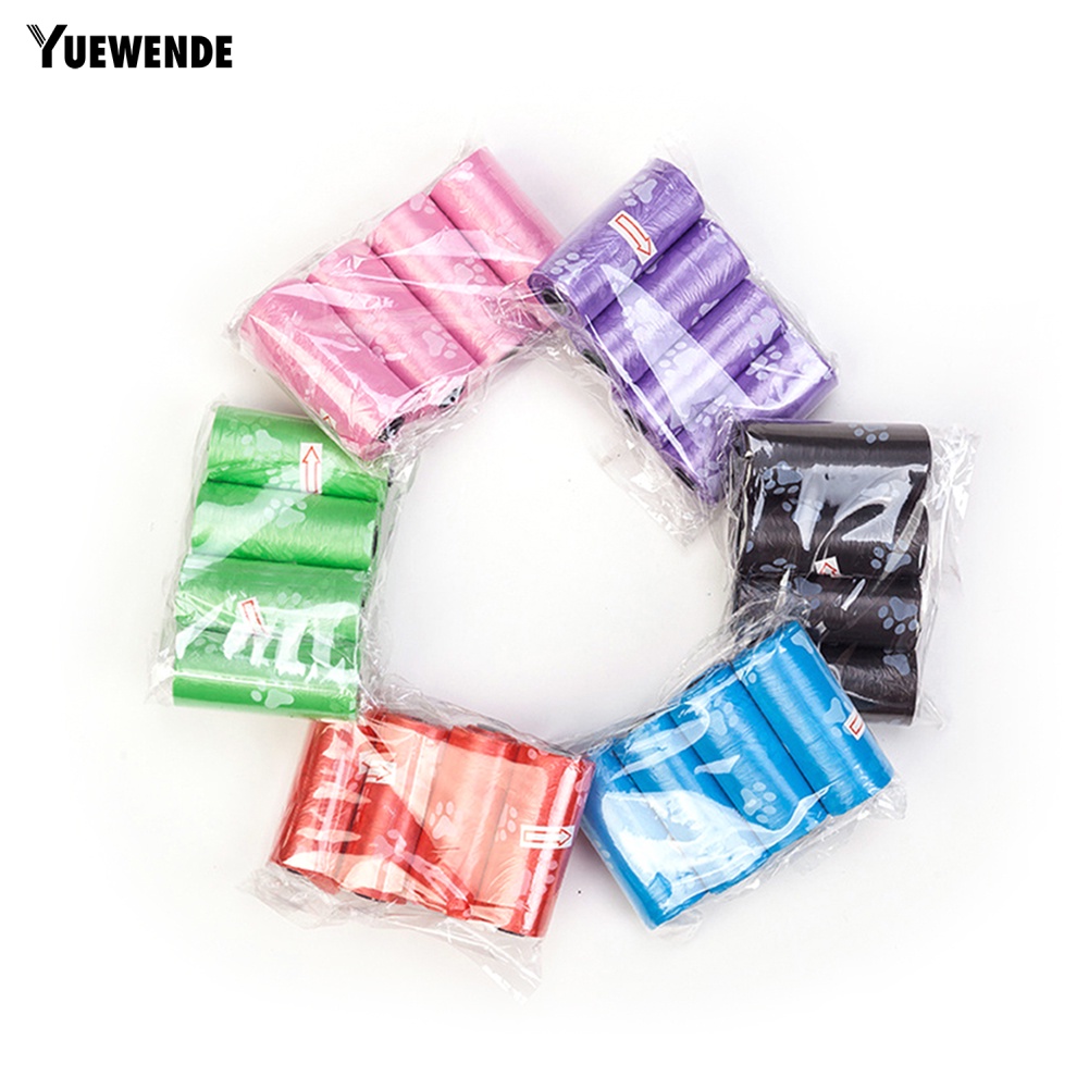 Set 2 / 30 Túi Đựng Chất Thải Hình Dấu Chân Cún Tiện Dụng