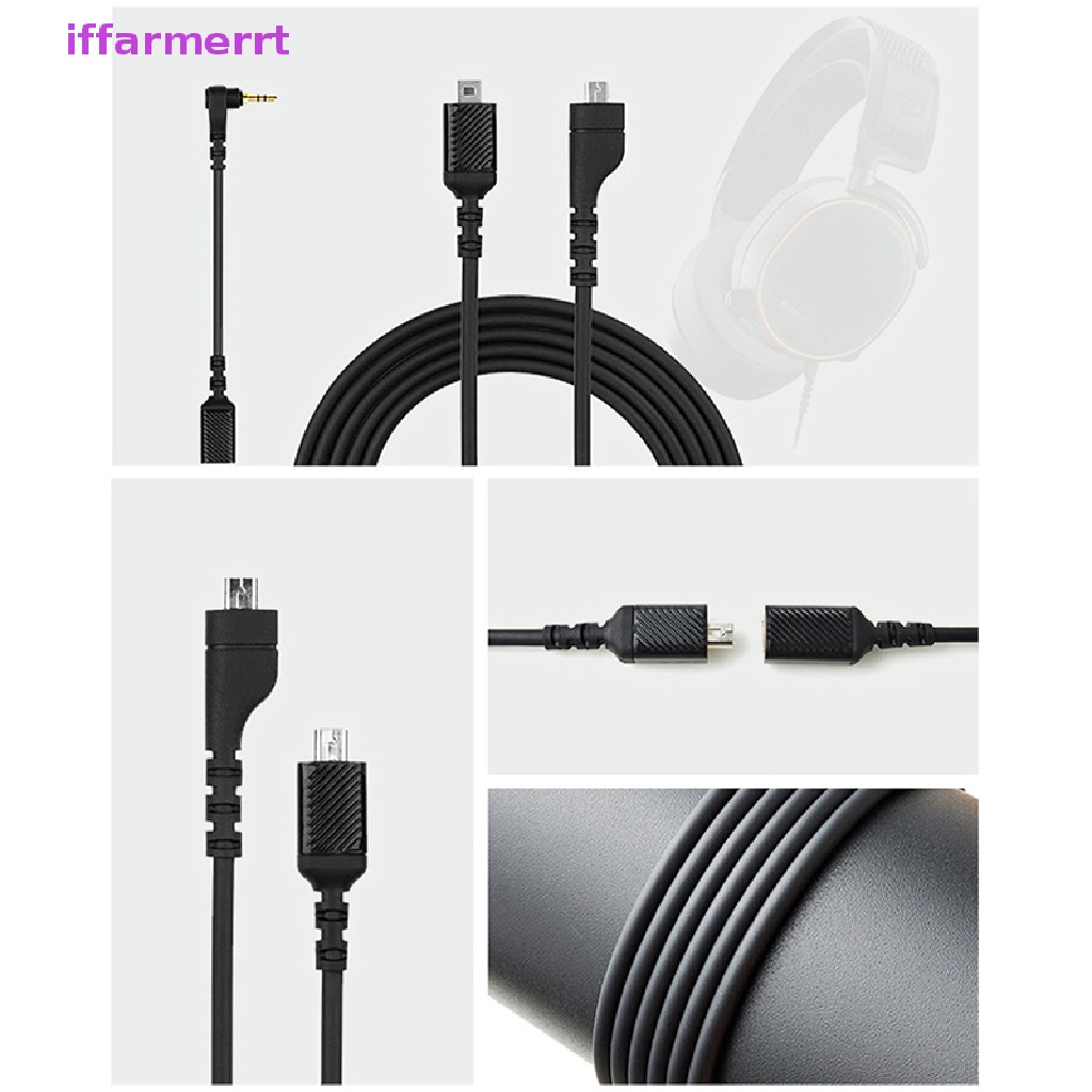 Dây Cáp Chuyển Đổi Âm Thanh 8Pin Thay Thế Chuyên Dụng Cho Steelseries Arctis 3 5 7 Pro