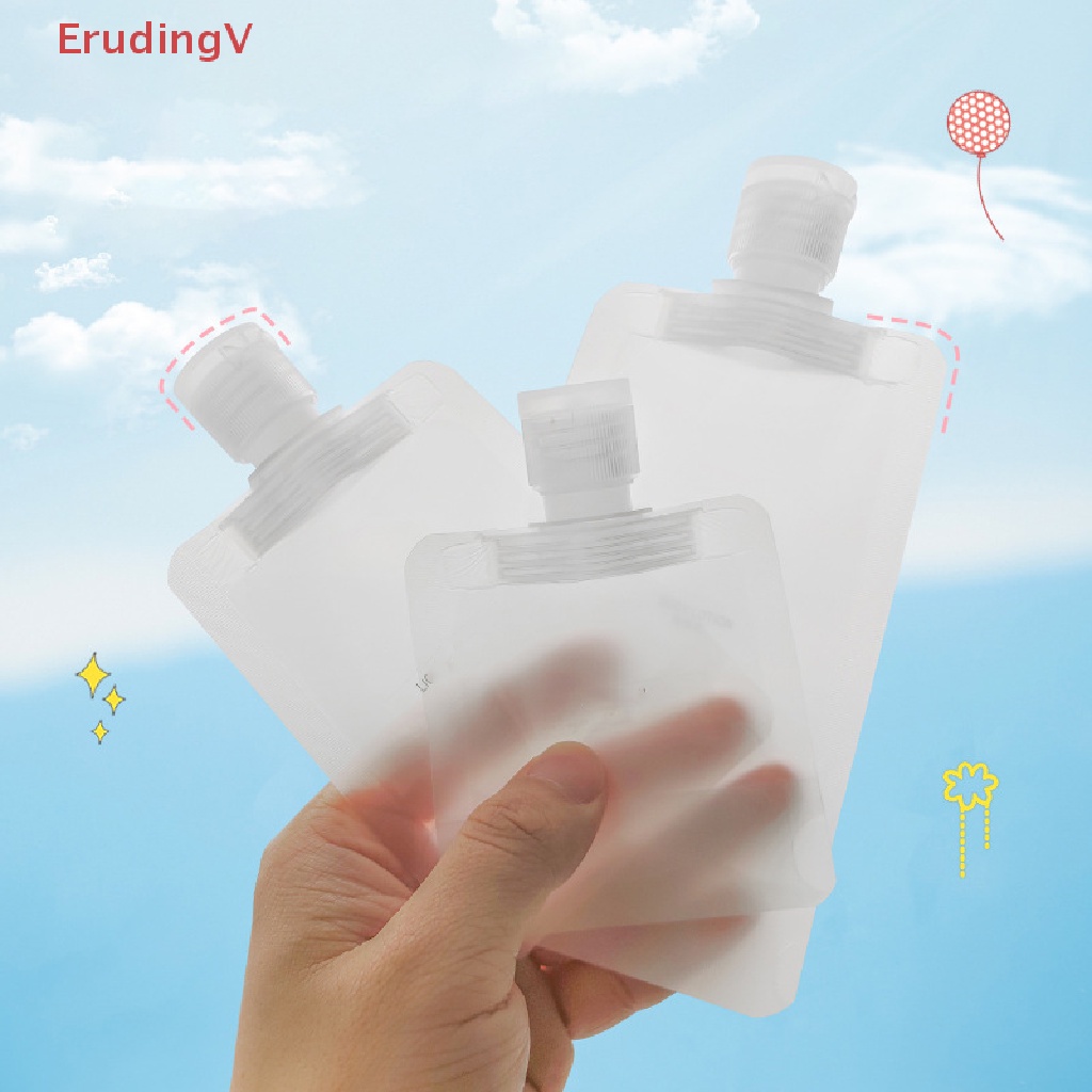 Set 5 Túi Đựng Mỹ Phẩm Dạng Lỏng Trong Suốt Nhỏ Gọn Tiện Lợi Dành Cho Đi Du Lịch