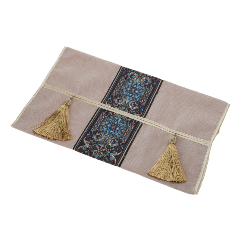 Hộp Đựng Khăn Giấy Thêu Họa Tiết Phong Cách Châu Âu Cổ Điển Sang Trọng Cho Gia Đình / Xe Hơi