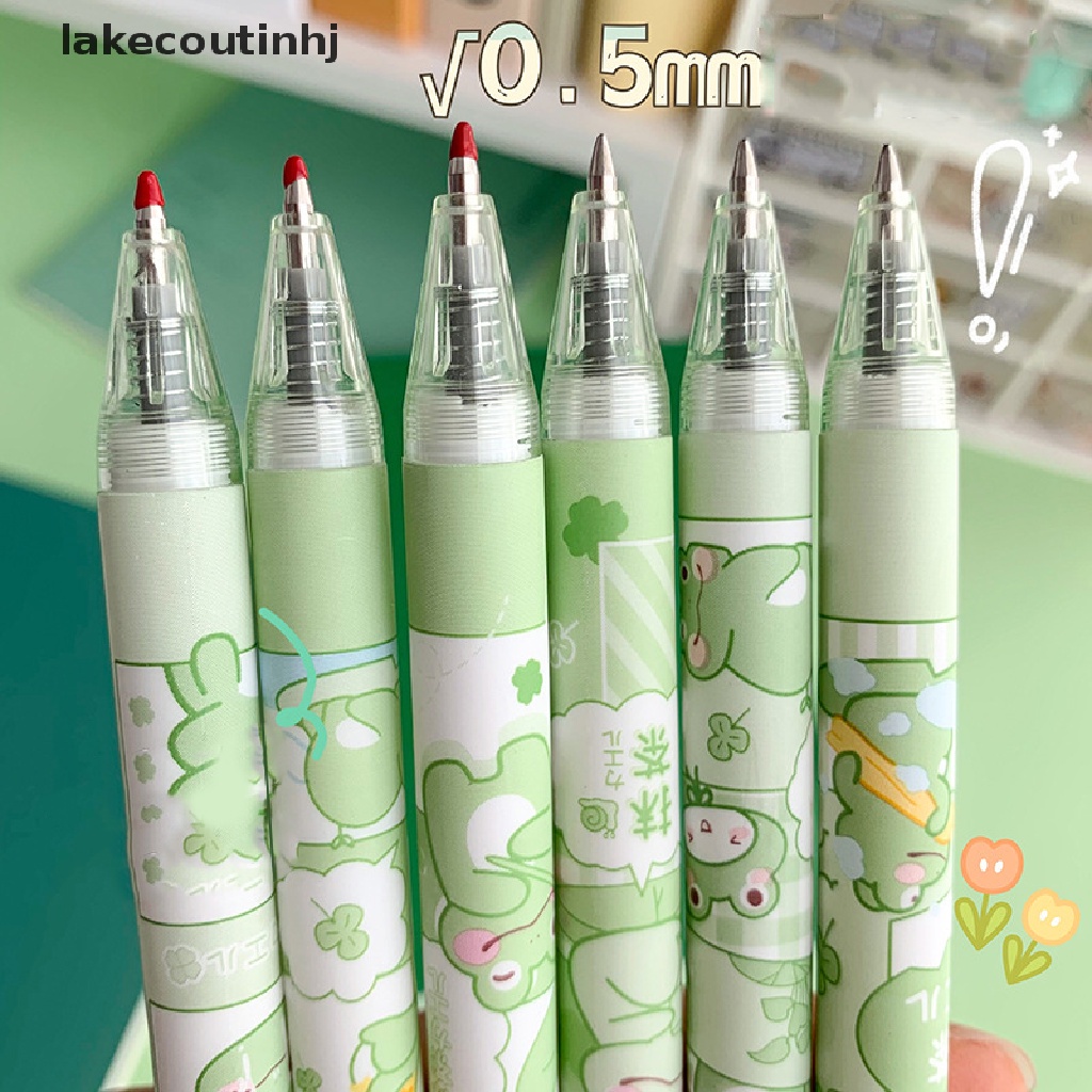 Set 6 Bút Bi Ngòi 0.5mm Họa Tiết Dễ Thương