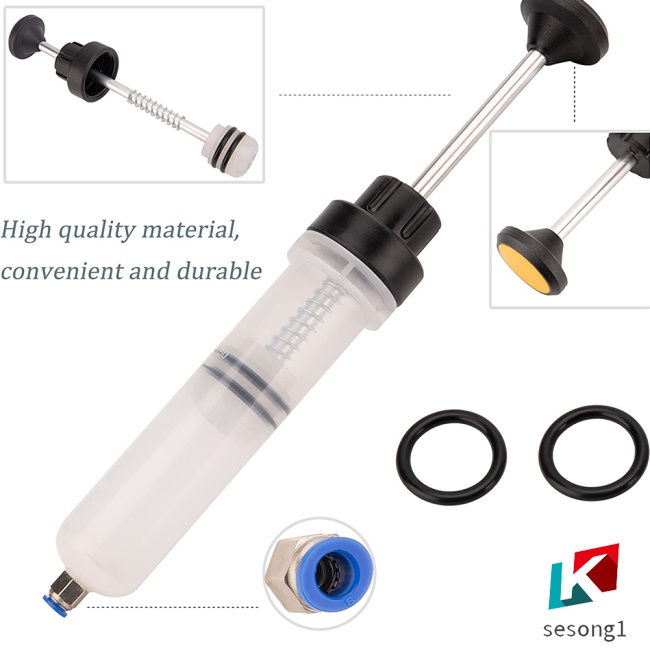 Bộ Dụng Cụ Bơm Dầu Thay Thế Cho Máy Bơm Dầu Phanh Xe Hơi SESONG 500cc / 200cc