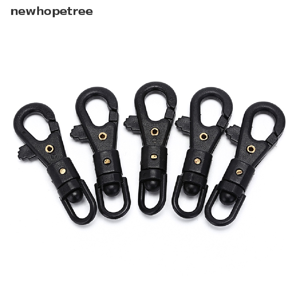 Bộ 5 Móc Khóa Carabiner Có Thể Xoay Tháo Rời Tiện Dụng