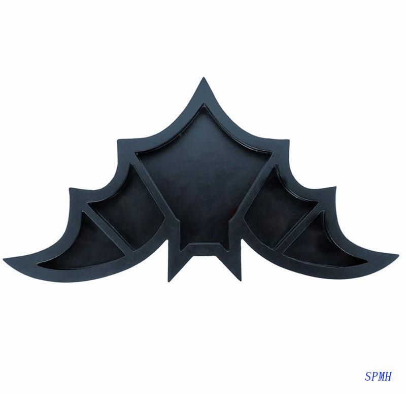 Kệ Đựng Đồ Đa Năng Hình Dơi Bằng Pha Lê Trang Trí Nhà Cửa / Văn Phòng Dịp Halloween