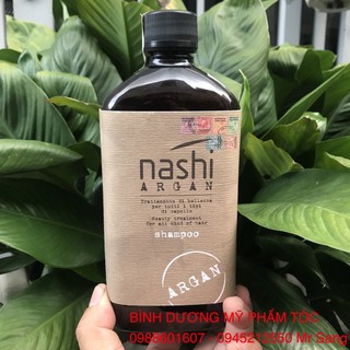 🇮🇹Nashi-Italia🇮🇹 Dầu gội chăm sóc tóc hư tổn Nashi Argan Shampoo 500ml (2026)