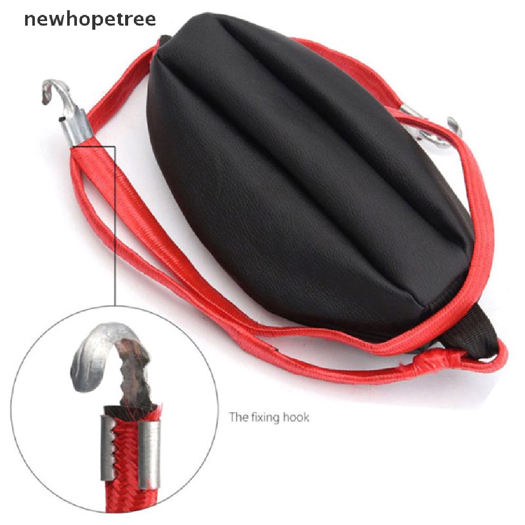 Bóng Tập Đấm Bốc Tốc Độ Hai Đầu Bằng Da Pu Màu Đen Vòng Tay Da Sồi OIK