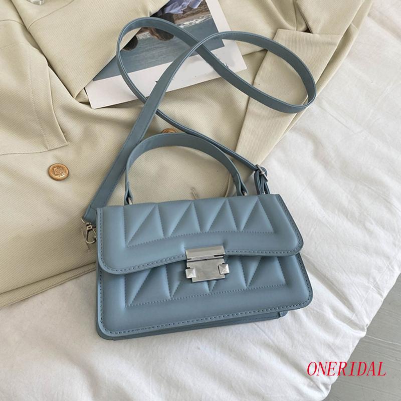 Túi Đeo Chéo Da PU Hình Vuông Phong Cách Cổ Điển Dành Cho Nữ