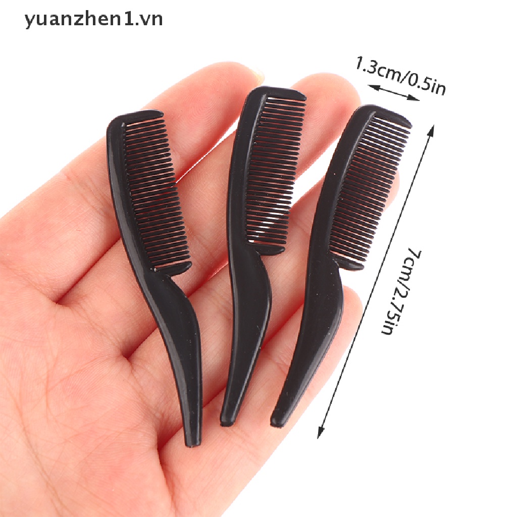 Set 10 Lược Chải Lông Mi / Râu Mini Tiện Dụng Khi Đi Du Lịch