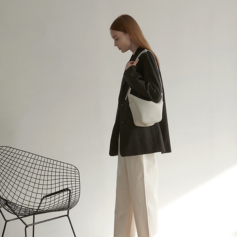 Túi Đeo Vai Bằng Da Mềm Nhỏ Gọn Dễ Phối Đồ Thời Trang Cho Nữ