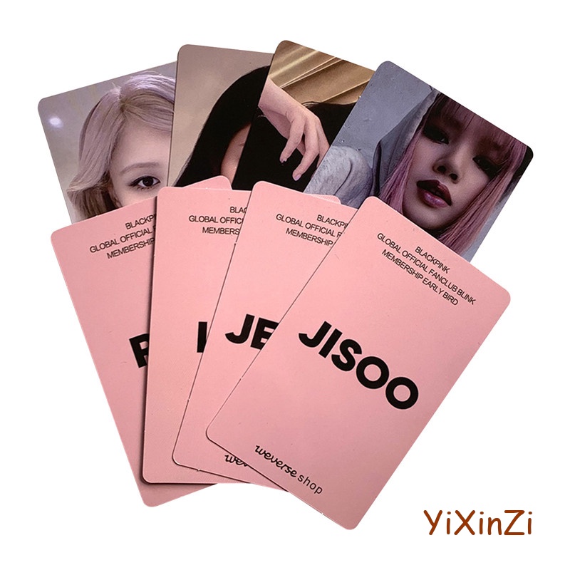 Set 4 Tấm Ảnh Lomo Card Các Thành Viên Nhóm Nhạc BLACKPINK