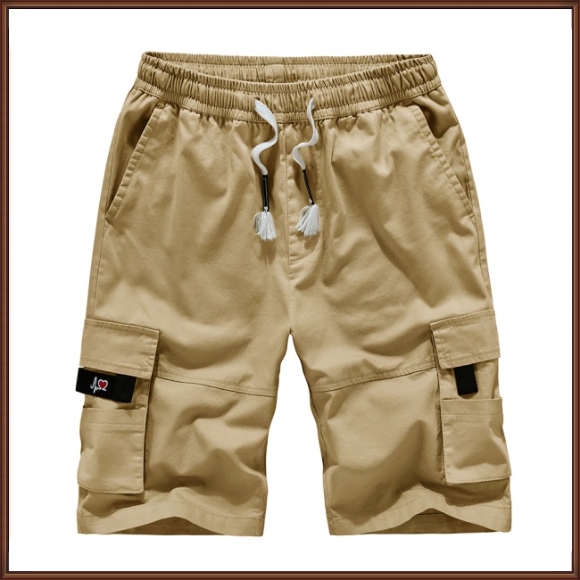 Quần Lửng 100% Cotton Phối Nhiều Túi Thời Trang Dành Cho Nam