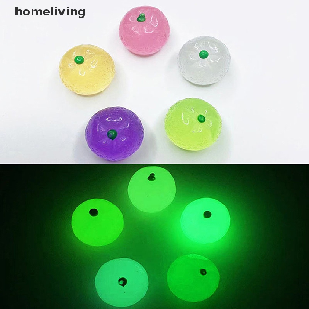 Set 5 Quả Cam Mini Bằng Nhựa Phát Quang Dùng Để Trang Trí DIY