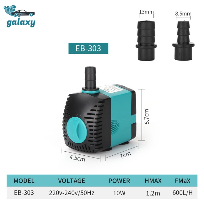 Galaxy Máy Bơm Nước Chìm Hiệu Quả Tiết Kiệm Năng Lượng Cho Bể Cá