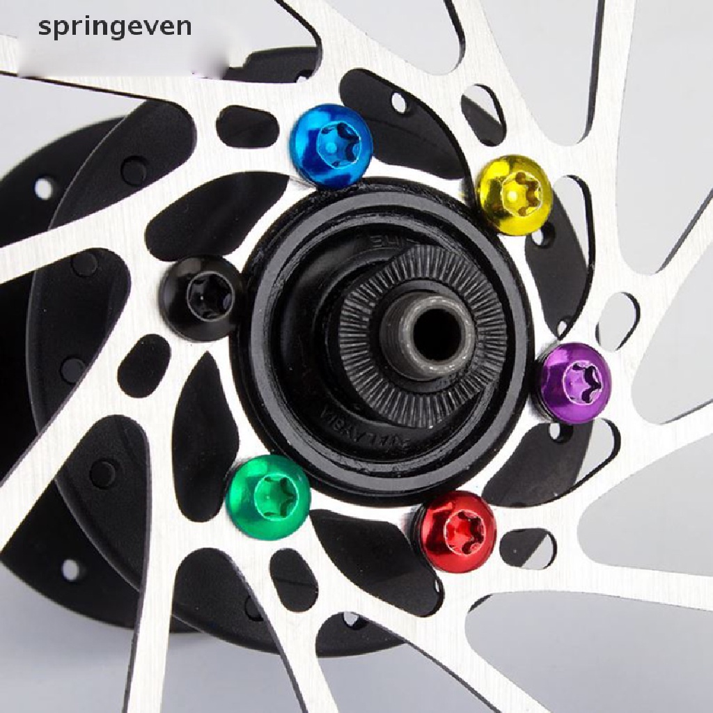 Bộ 12 Ốc Vít T25 M5 * 10 Bằng Thép Gắn Đĩa Phanh Xe Đạp Leo Núi