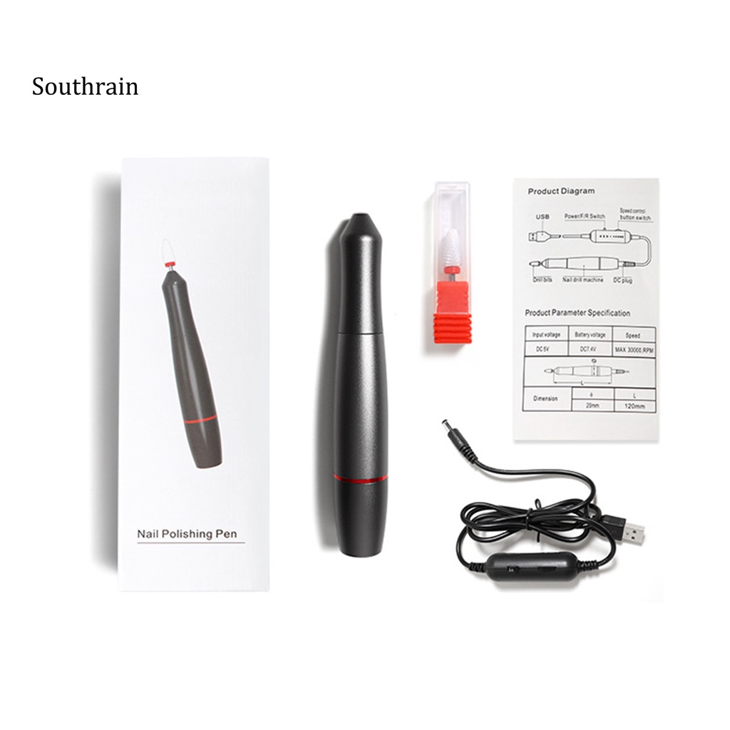 Máy Mài Móng Tay Tốc Độ Nhanh Kèm Cáp USB Chuyên Dụng Cho Salon