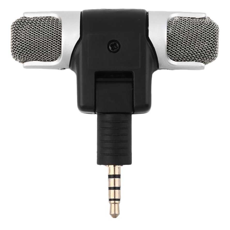 Portable Lightweight Mic Digital Stereo Microphone For Recorder Mobile Phone