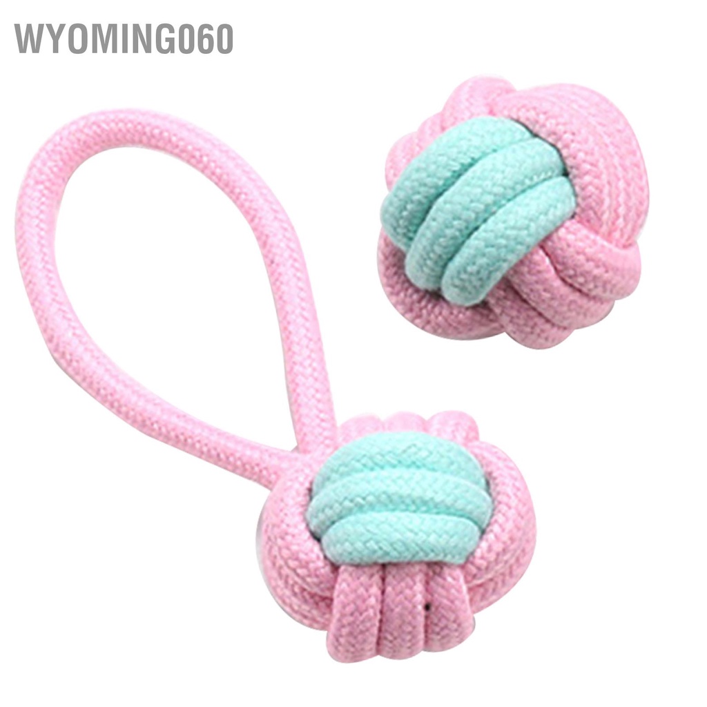 Wyoming060 4 Dây Chó Bộ Đồ Chơi Chống Cắn Dệt Tay Nhai Thú Cưng Làm Sạch Răng Mài