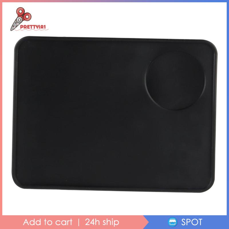 [Prettyia1] Tấm Lót Ly Bằng Silicone Cấp Thực Phẩm Chống Trượt Cho Barista