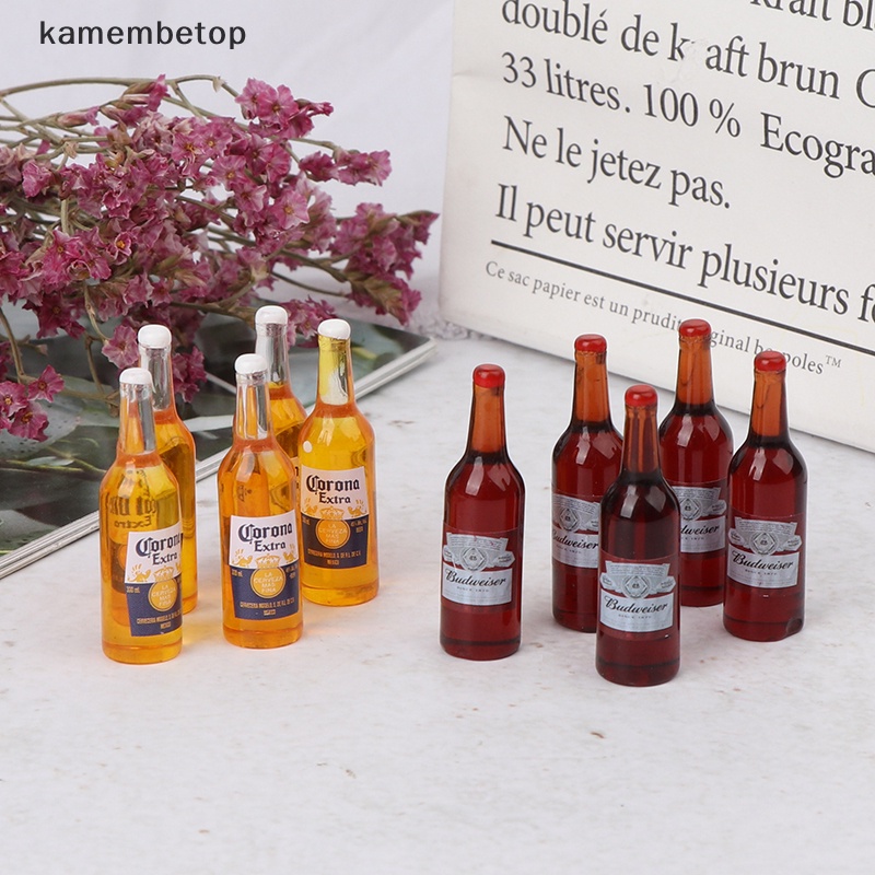 Set 10 Chai Rượu Mini Tỉ Lệ 1 / 12 Cho Bé Chơi Đồ Hàng