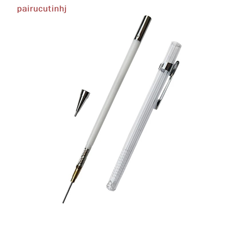 Cặp Bút Chì Bấm Ngòi 0.3 0.5 0.7 0.9mm Trong Suốt Đơn Giản