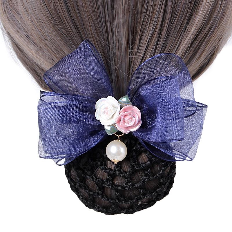 Kẹp Tóc Hình Nơ Hoa Phong Cách Hàn Quốc Thời Trang Cho Nữ