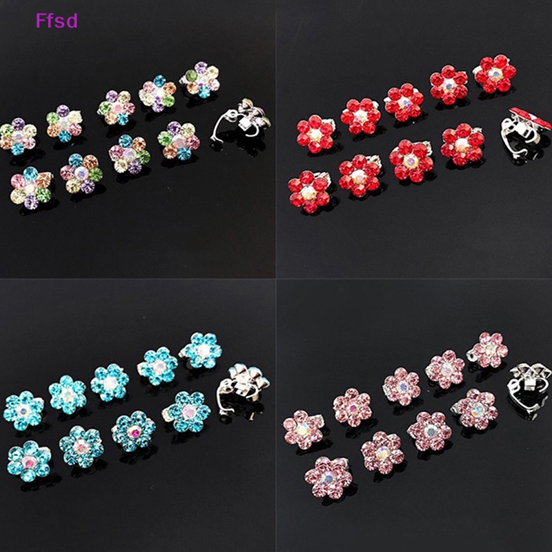 Set 10 Kẹp Tóc Kim Loại Dễ Thương Cho Bé Gái