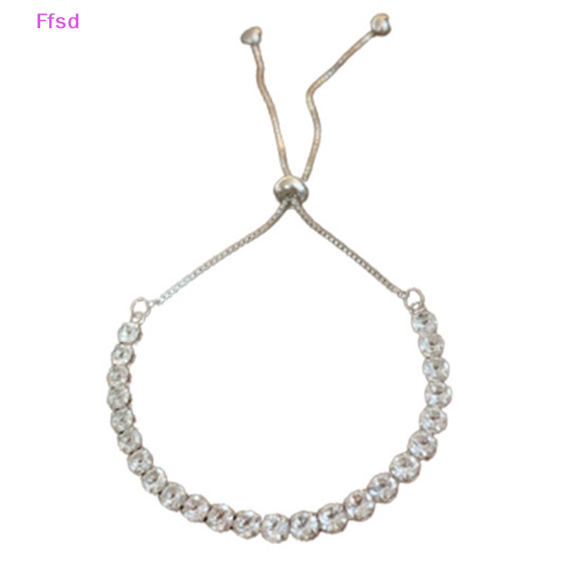 {Ffsd} Mới Vòng Tay Pha Lê Hình Học Thời Trang Có Thể Điều Chỉnh Làm Quà Tặng Đám Cưới Cho Nữ * Hàng Bán Chạy