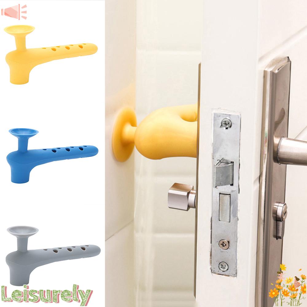Vỏ Bọc Tay Nắm Cửa Bằng Silicon Nhiều Màu Sắc Có Giác Hút Chống Va Chạm Bảo Vệ An Toàn Cho Bé
