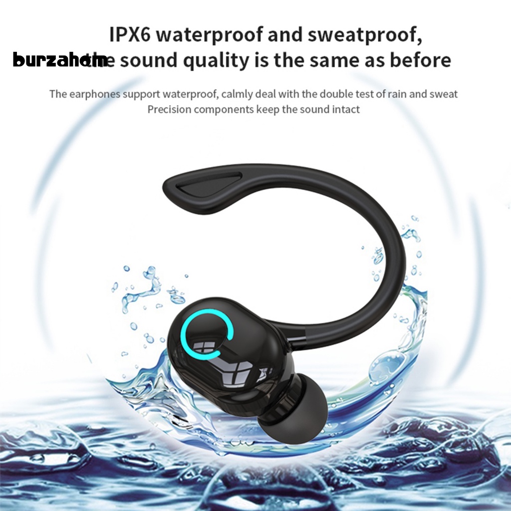 Tai Nghe Thể Thao Bur 1Pc Âm Thanh HiFi Stereo Bluetooth 5.2 Ổn Định Truyền Tải