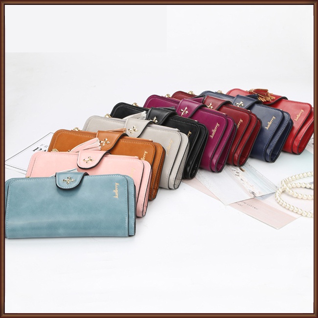 Ví Nữ Dài Cầm Tay Có Khóa Kéo Thời Trang