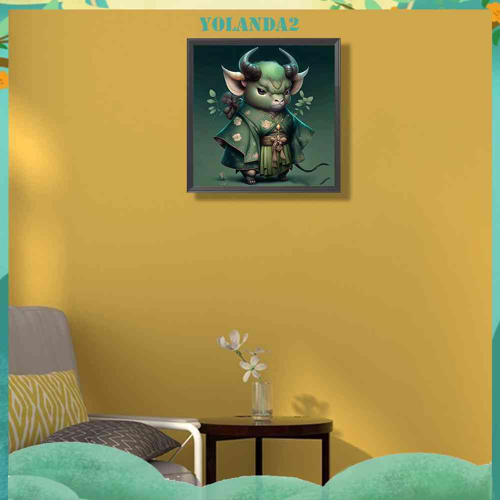 Tranh Đính Đá Kim Cương Toàn Bộ 5D DIY Hình Vẽ Gia Súc Trang Trí Nhà Cửa