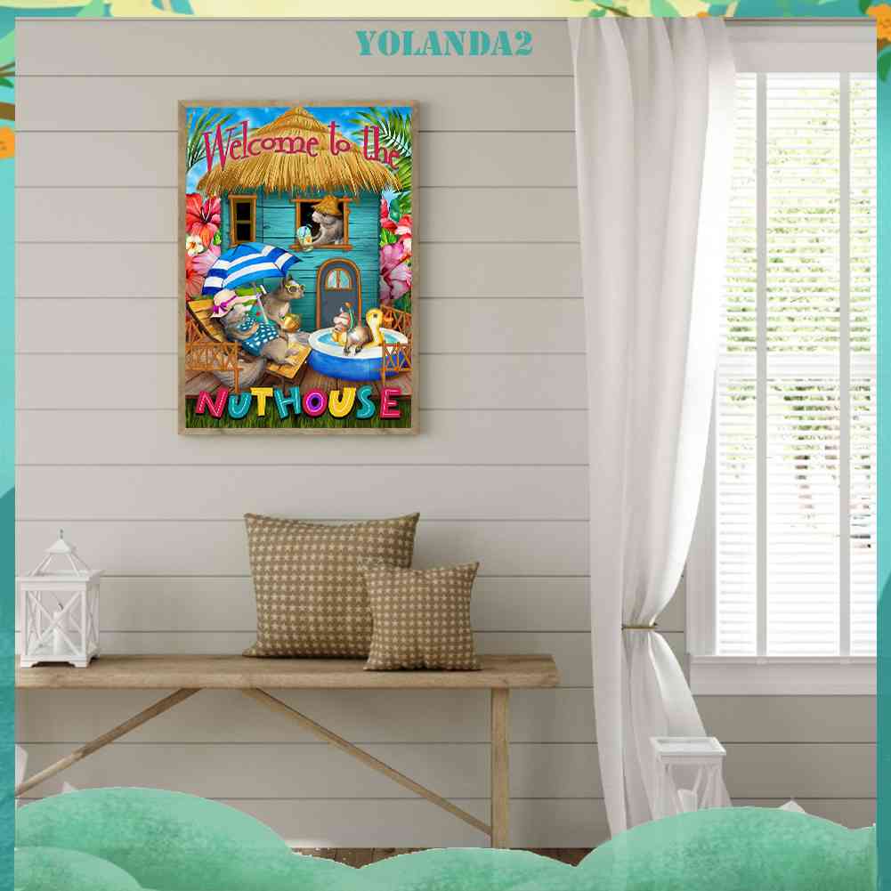 Tranh Đính Đá Kim Cương Toàn Bộ 5D DIY Hình Vẽ Chuột