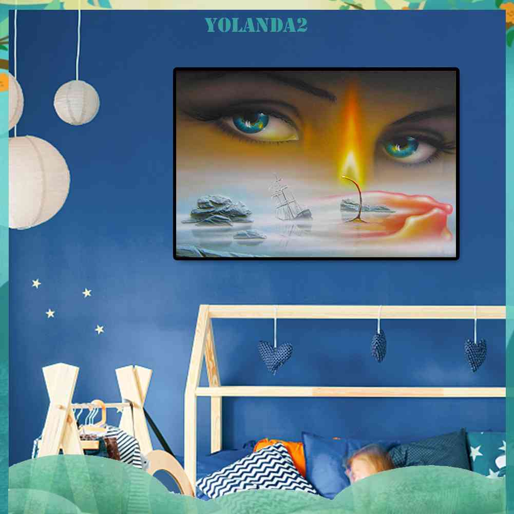 Tranh Đính Đá Kim Cương Toàn Bộ 5D DIY Hình Vẽ Nghệ Thuật Trang Trí Nhà Cửa